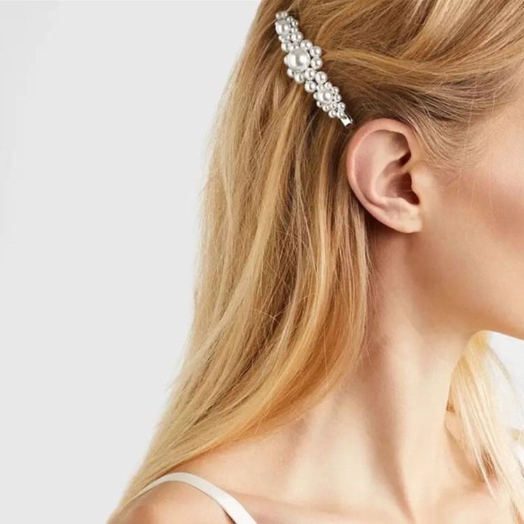 Kvinnor Barrette Pearl Hair Accessories