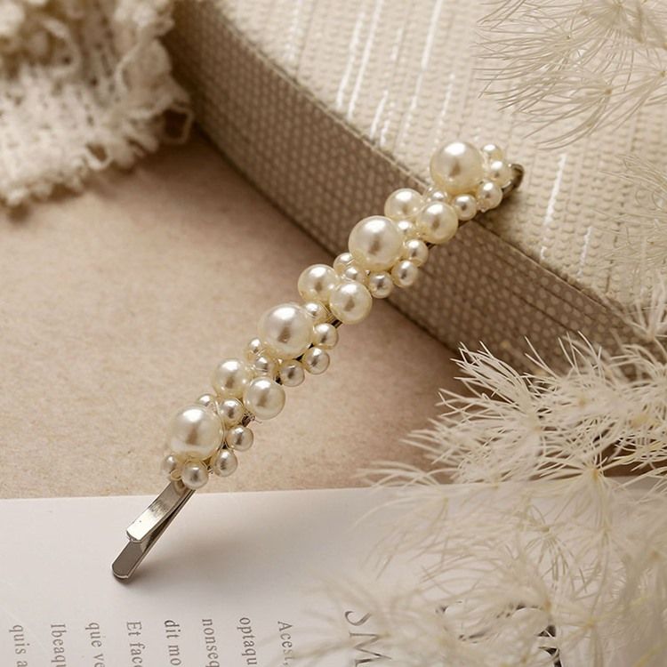 Kvinnor Barrette Pearl Hair Accessories