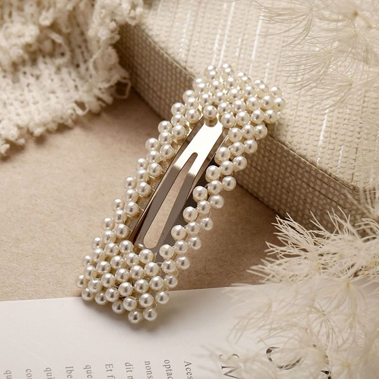 Kvinnor Barrette Pearl Hair Accessories