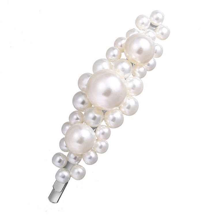 Kvinnor Barrette Pearl Hair Accessories