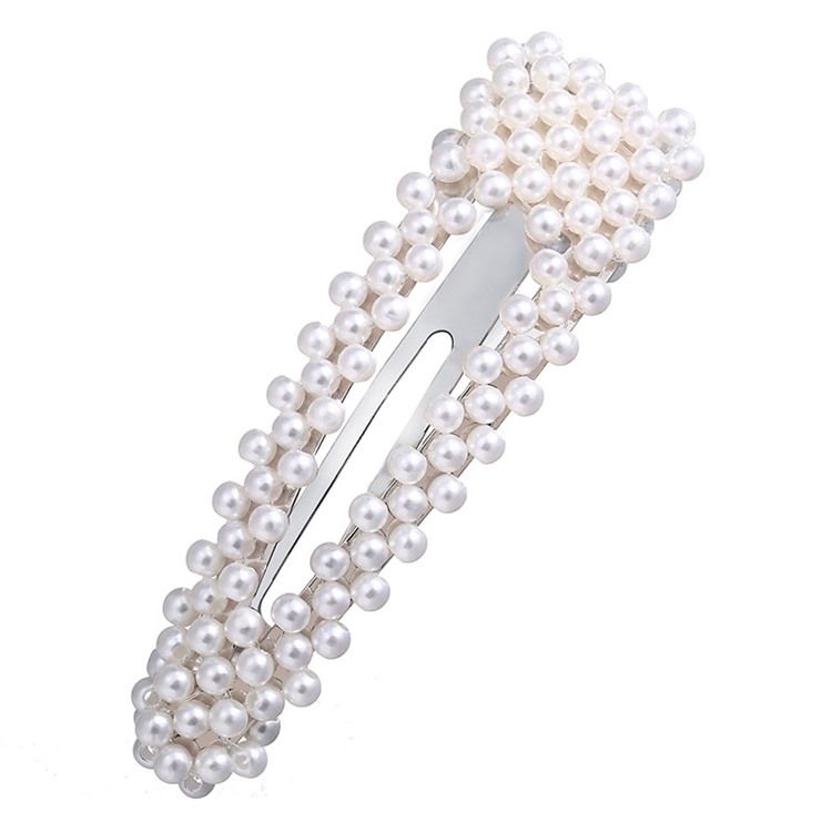 Kvinnor Barrette Pearl Hair Accessories