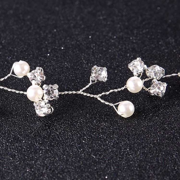 Sparkling Imitation Pearl Rhinestone Women's Hair Accessories