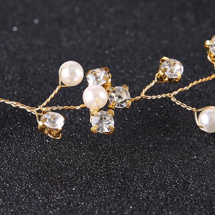 Sparkling Imitation Pearl Rhinestone Women's Hair Accessories