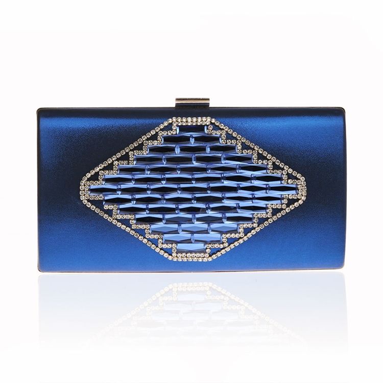 Elegant Rhomb Rhomb Solid Color Evening Clutch