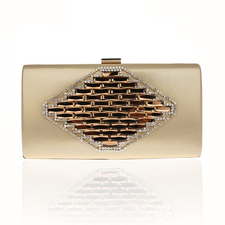 Elegant Rhomb Rhomb Solid Color Evening Clutch