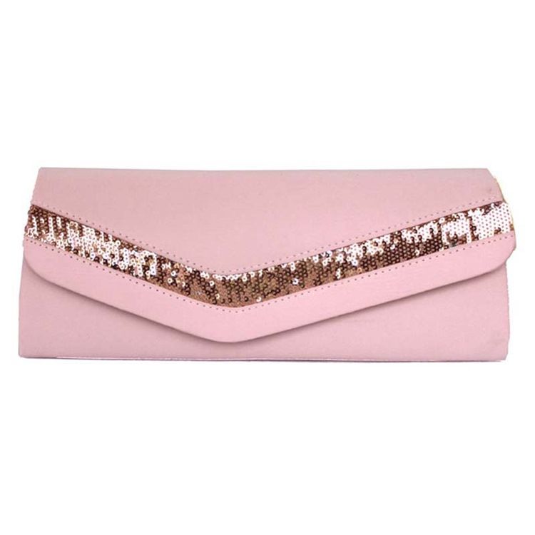 Koreansk Stil Solid Color Satin Clutch