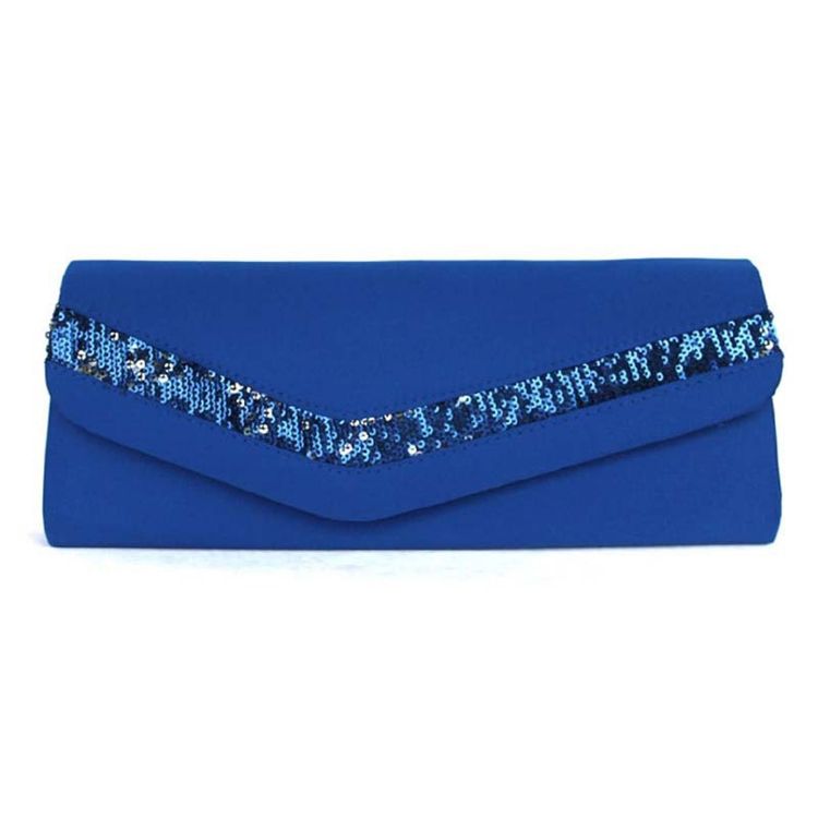 Koreansk Stil Solid Color Satin Clutch