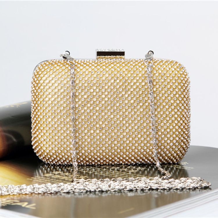 Luxury Style Hasp Chain Women Clutch