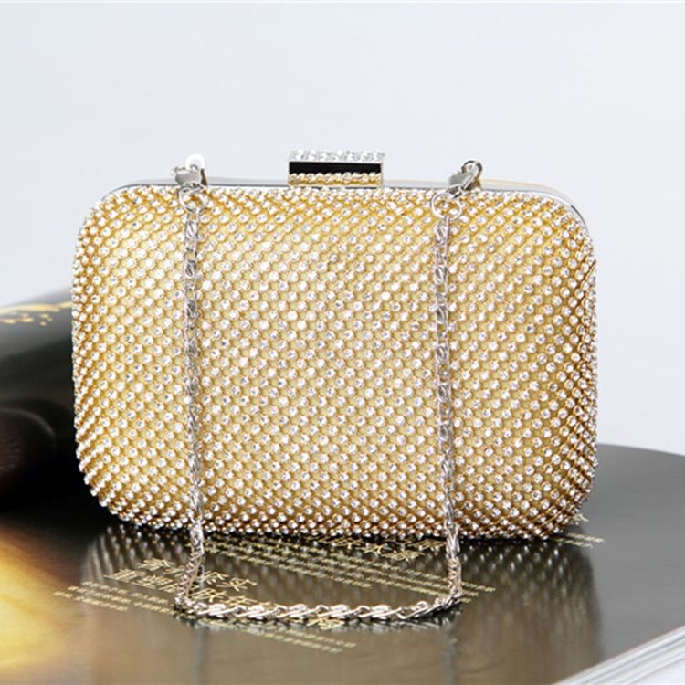 Luxury Style Hasp Chain Women Clutch