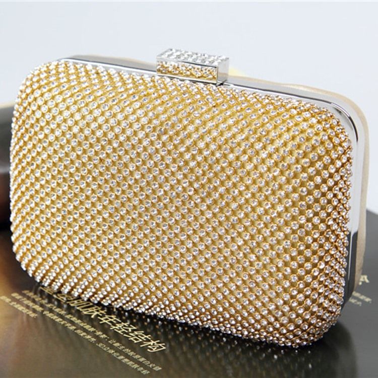 Luxury Style Hasp Chain Women Clutch