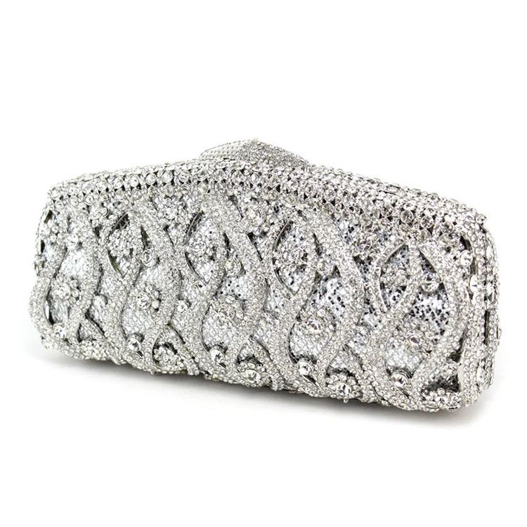 Lyxkedja Rhinestone Clutch