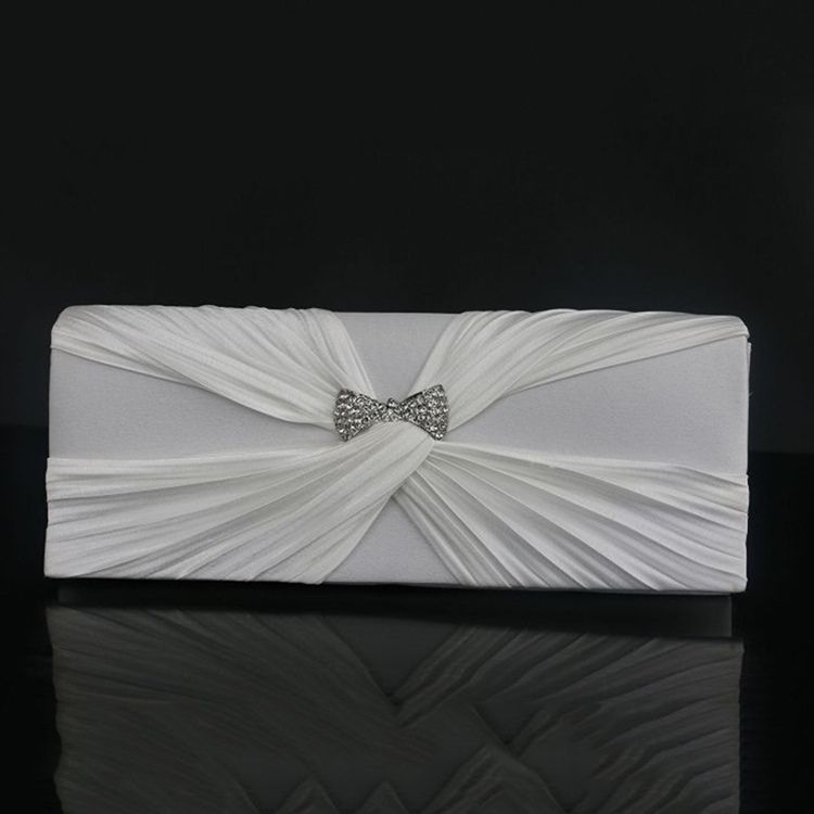 Modern Bowtie Magnetic Snap Clutch