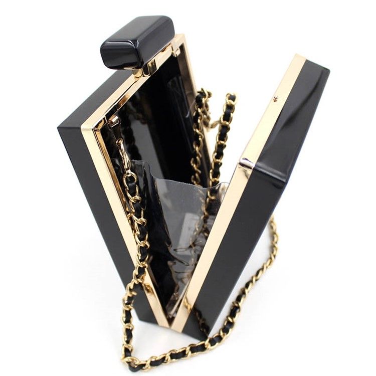 Perfume Design Chain Mini Clutch