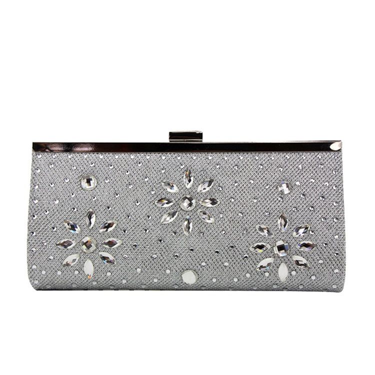 Rhinestone Pu Women Clutch