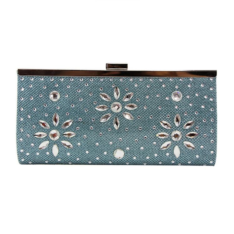 Rhinestone Pu Women Clutch