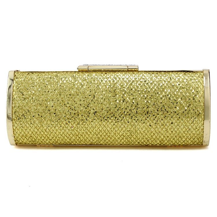 Sequins Rhinestone Magnetic Snap Clutch