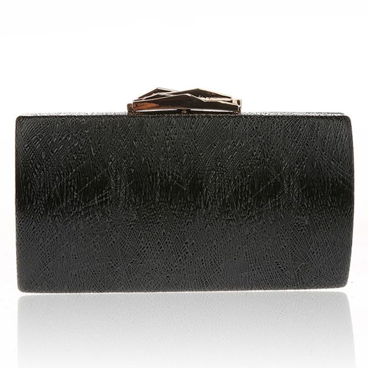 Soild Color Chain Evening Clutch