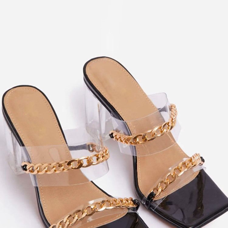 Dam Slip-on Chunky Heel Compound Tofflor