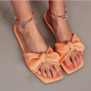 Slip-on Flip Flop Flat Tofflor För Kvinnor