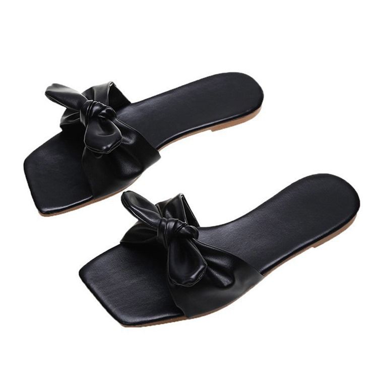 Slip-on Flip Flop Flat Tofflor För Kvinnor