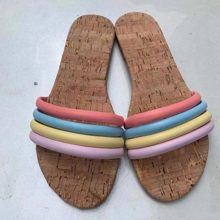 Slip-on Flip-flop För Kvinnor Med Tofflor