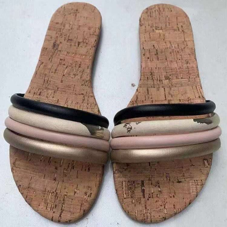 Slip-on Flip-flop För Kvinnor Med Tofflor