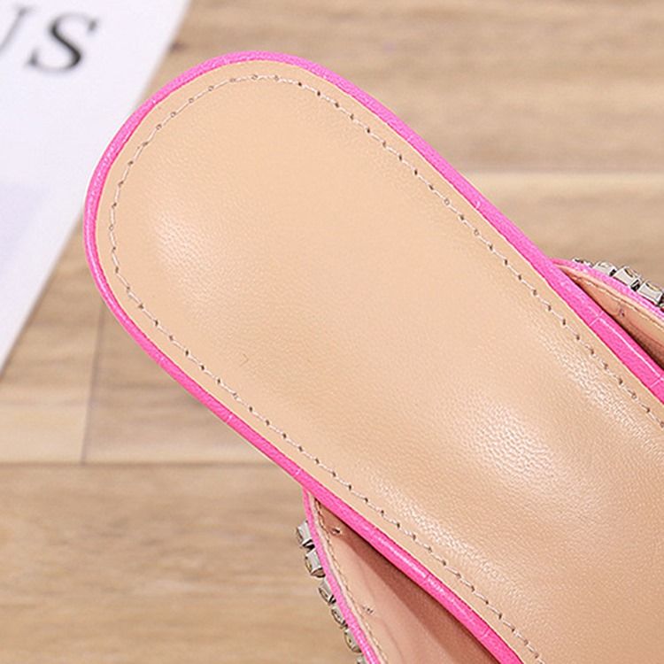 Slip-on Flip Flop Rhinestone Dam Casual Tofflor