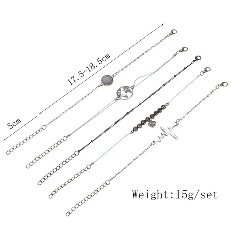 Koreanska Geometriska Parti Kvinnliga Armband