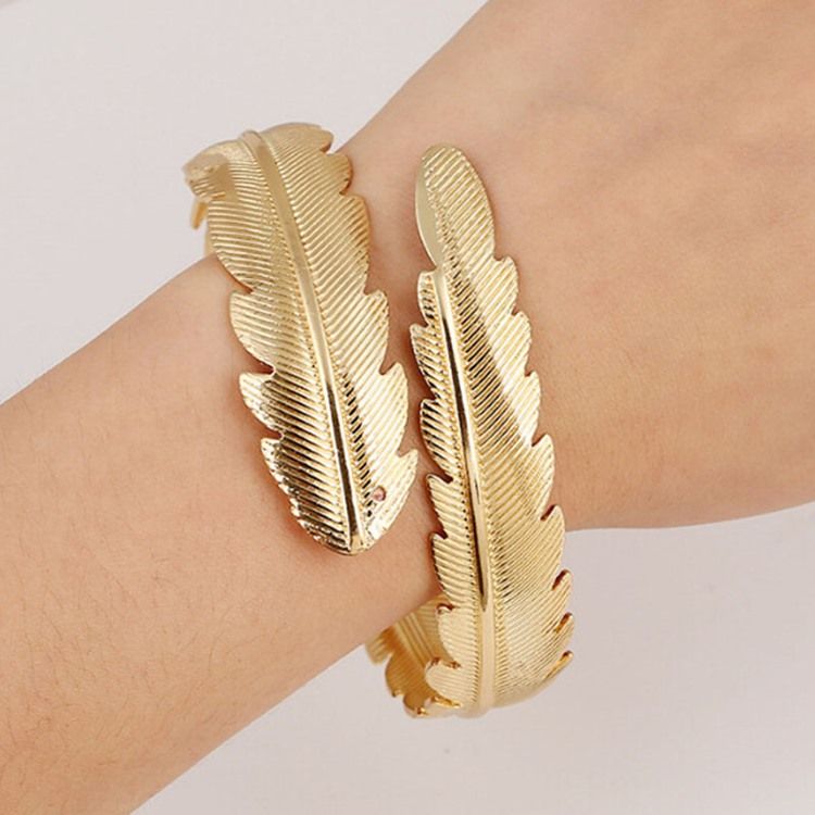 Plain Leaf Kvinnligt Armband