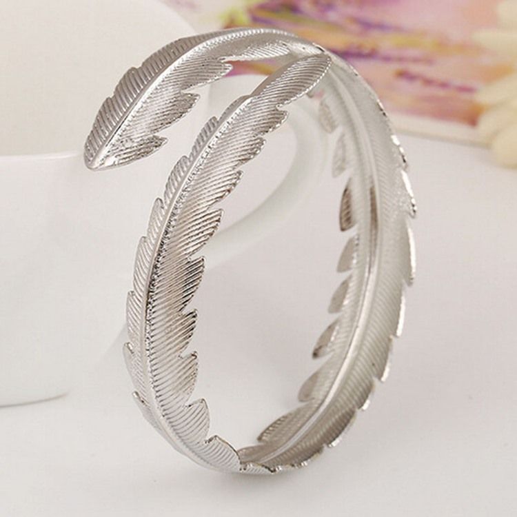 Plain Leaf Kvinnligt Armband