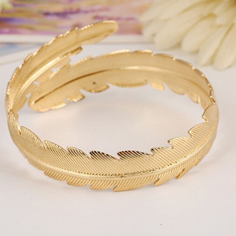 Plain Leaf Kvinnligt Armband