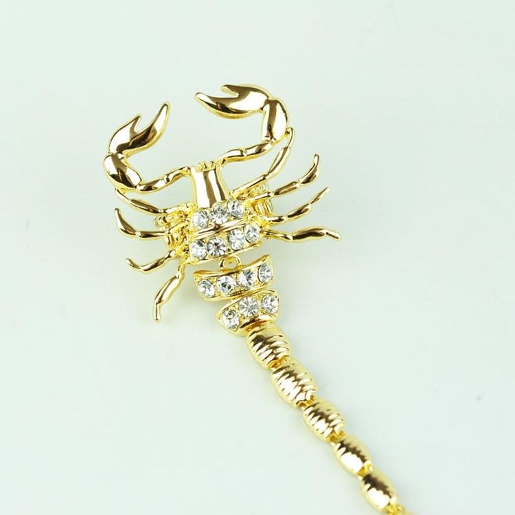 Scorpion Diamante Charm Armband