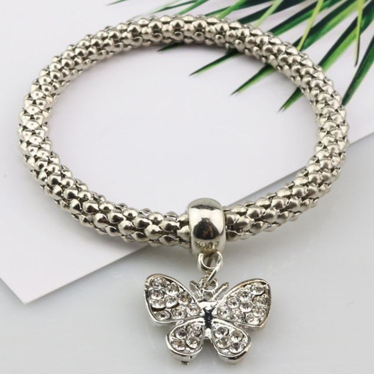 Three Layers Butterfly Pendant Armband