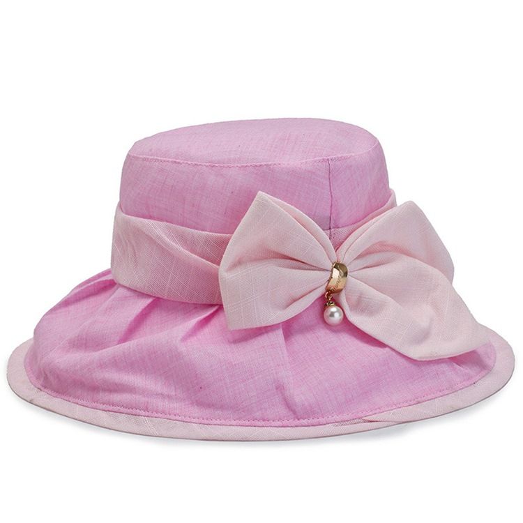 Bucket Hat Dam Bowknot Fall Mössor