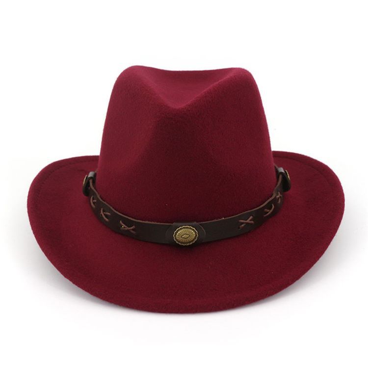 Cowboyhatt För Kvinnor Hemming Plain Spring Hats