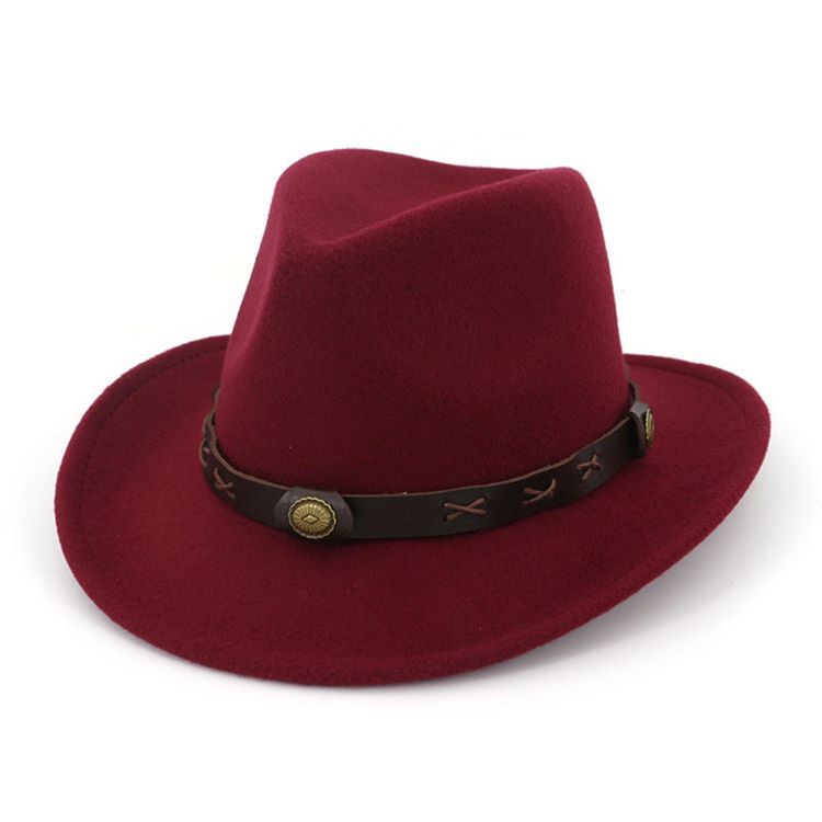 Cowboyhatt För Kvinnor Hemming Plain Spring Hats