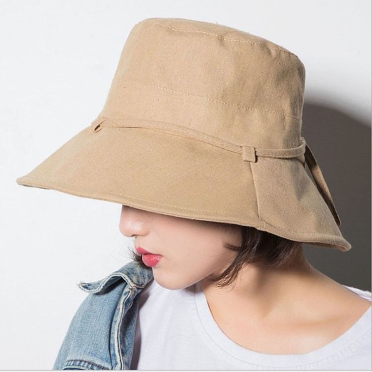 Koreansk Bowknot Höstplainhatt För Kvinnor