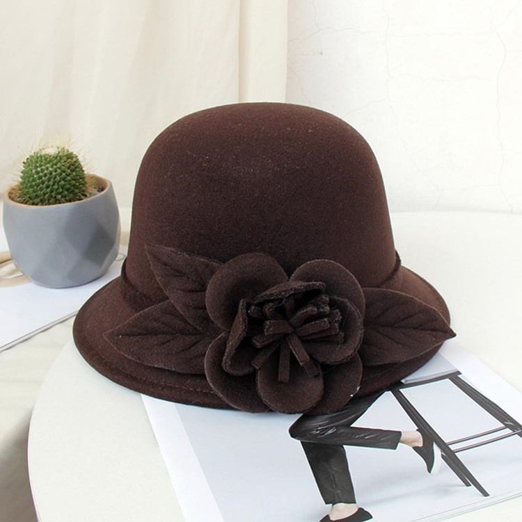 Kvinnors 3d Ullblandningar Fedora Hat