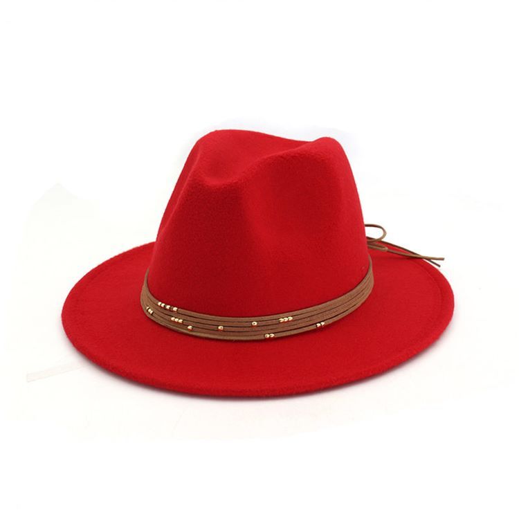 Kvinnors Vanliga Ullblandningar Fedora Hat