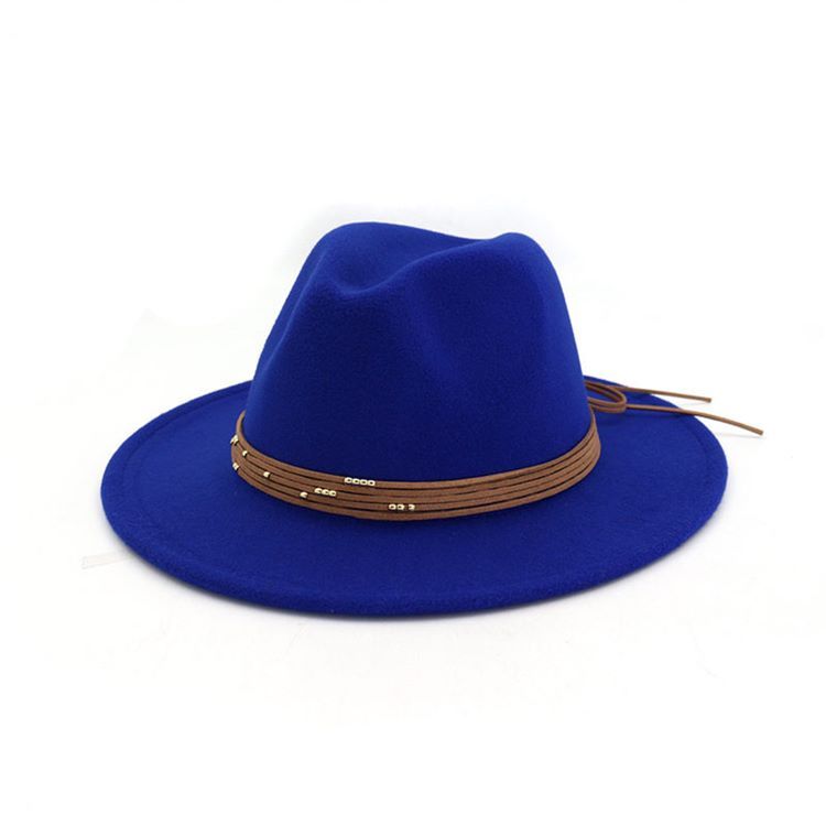 Kvinnors Vanliga Ullblandningar Fedora Hat