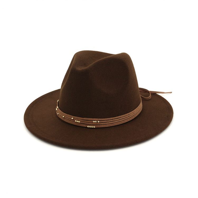 Kvinnors Vanliga Ullblandningar Fedora Hat