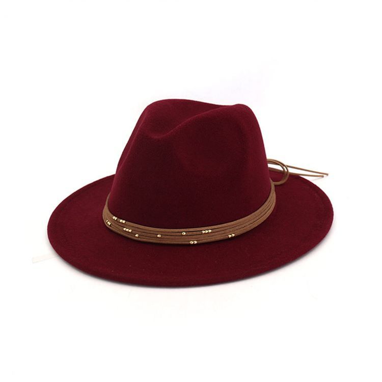 Kvinnors Vanliga Ullblandningar Fedora Hat