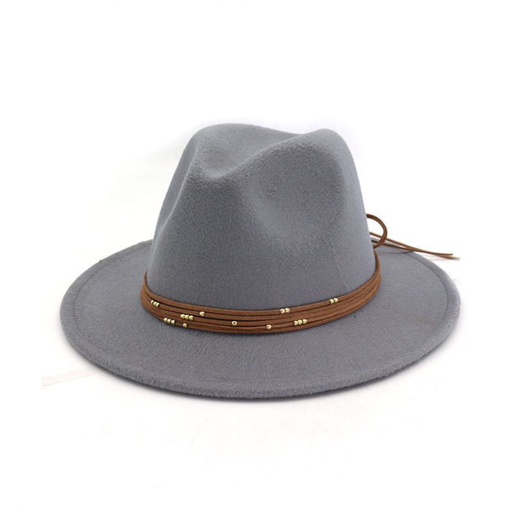 Kvinnors Vanliga Ullblandningar Fedora Hat