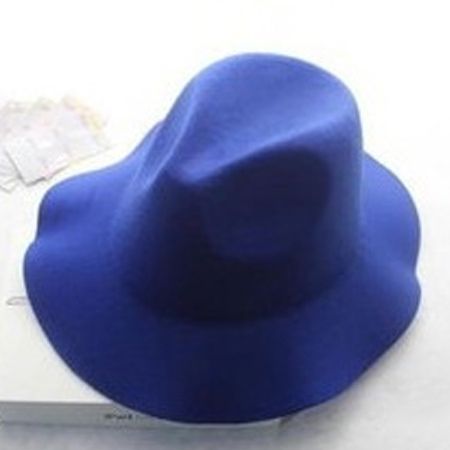 Ullblandningar För Kvinnor Fedora Hat Fall Plain Hats