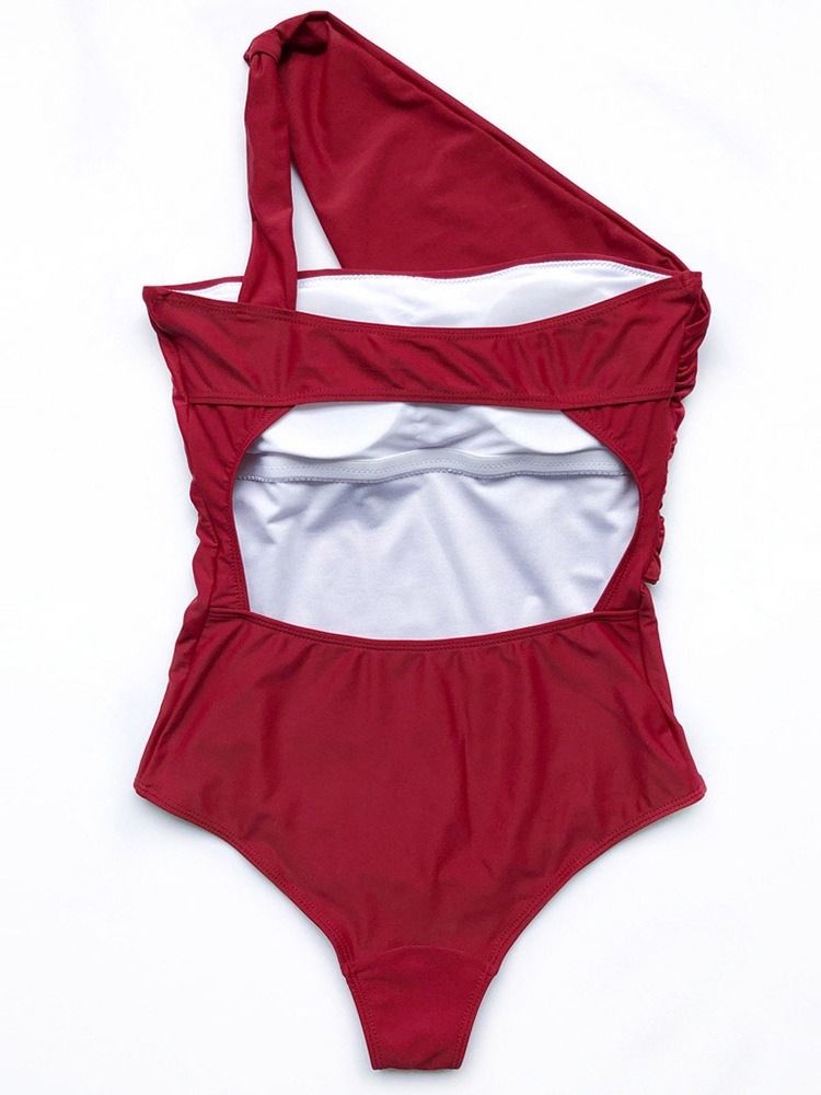 Patchwork Plain One Piece Badkläder Dam Monokini