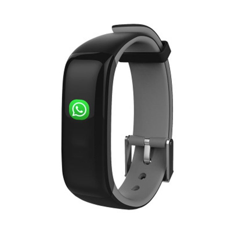 Herr P1 Plus Färgskärm Hjärtfrekvens Hälsa Storskärm Sport Bluetooth Smart Armbandsklocka