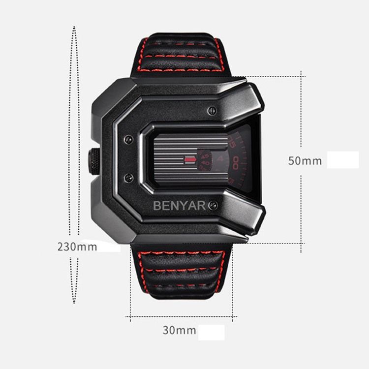 Irregular Hardlex Smart Watch För Män