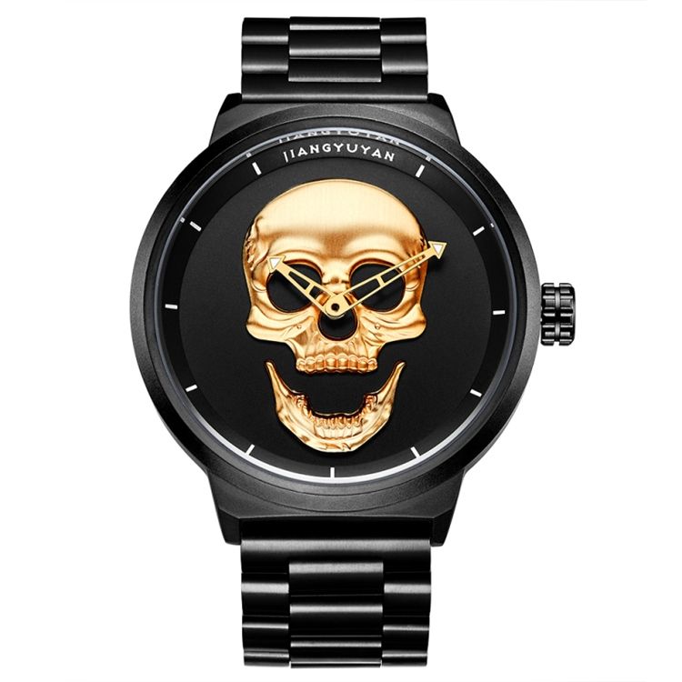 Skull Smile Waterproof Herrklocka