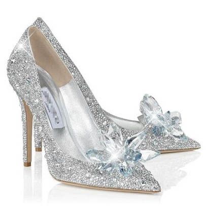 Damspetspärlor Rhinestone Stilettos Balskor