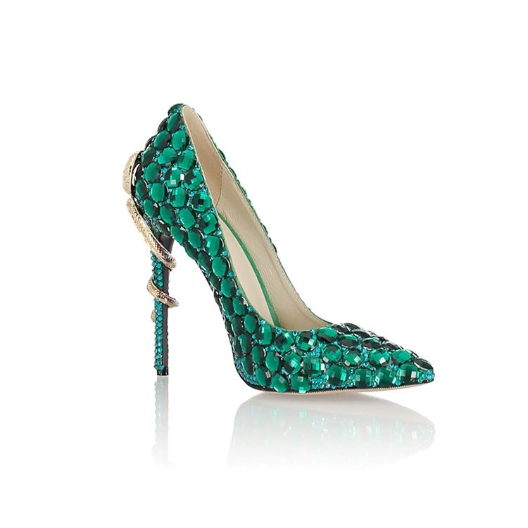 Rhinestone Slip-on Stiletto Heel - Damskor